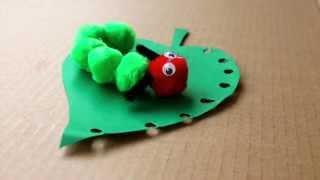 How to make a Pom Pom Very Hungry Caterpillar [upl. by Candace991]