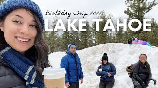 We went to South Lake Tahoe CA  Chill Winter Travel Vlog  Snow Day [upl. by Clifton806]