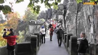 Bastei  Felsenburg Elbsandsteingebirge  sächsische Schweiz  Dresden [upl. by Virgy344]