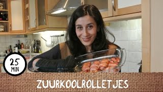 Lekker recept Zuurkoolrolletjes [upl. by Nauhs]