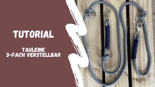 Tauleinen Tutorial  3fach verstellbar  deutsch [upl. by Amaerd]