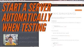 Start a local web server automatically when running tests [upl. by Rayle]