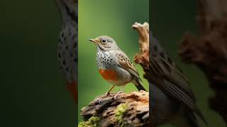 Island Thrush Bird Stock Video ai video bird stockfootage shorts birds islandthrush [upl. by Ifill]