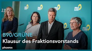 Bündnis 90Die Grünen Klausur des erweiterten BundestagsFraktionsvorstandes  040924 [upl. by Kate853]