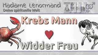 Krebs Mann amp Widder Frau Liebe und Partnerschaft [upl. by Grodin]