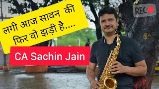 Lagi Aaj Sawan Ki Fir wo Jhadi Hai ChandniThe Golden NotesSaxophone [upl. by Malvina]