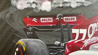 Painting Alfa Romeos Formula One Car [upl. by Shea309]