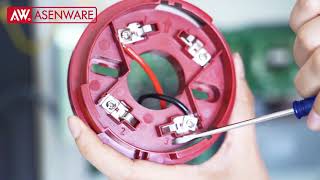 How To Wire Addressable Sounder Beacon amp Conventional Sounder Beacon To Fire Control Panel [upl. by Rasaec]