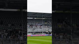 Die Hymne vom SSV Ulm in Elversberg 🏟️📢 ssv ulm ultras stadion 2bundesliga hymne fußball dfb [upl. by Anilorac]