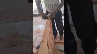 Door Hinge Fixing Technique carpenter carpenterskills satisfying architecture construction [upl. by Niran]