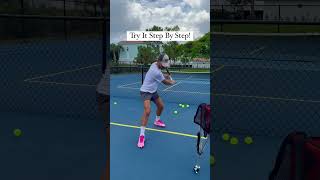 How To Hit A 1 Handed Backhand In Pickleball 🥒 [upl. by Humbert]