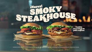 Burger King  NUEVA SMOKY STEAKHOUSE [upl. by Ahsieat]