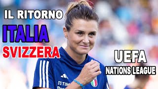 Italia femminile Vs Svizzera UEFA Nations League 2023 [upl. by Nolyat500]