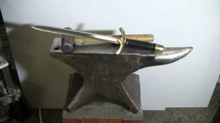 Forging A Railroad Spike Shoehorn [upl. by Rich774]