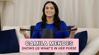 Camila Mendes Reveals the Beauty Products She Never Leaves Home Without  Whats In My Purse [upl. by Burtie645]