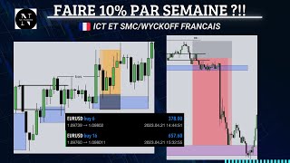 ICT amp ICT FR  LES RESULTATS DE MA SEMAINE DE TRADING  2 trades gagnants [upl. by Bolanger]