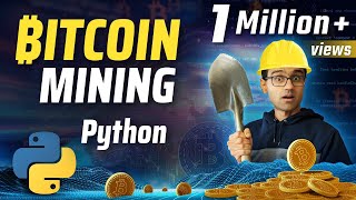 Bitcoin Mining Fundamentals in Python  Python Bitcoin Tutorial [upl. by Lakym127]