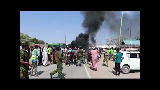 CHAOS ERUPTS AS ANGRY WAJIR RESIDENTS CLASH WITH POLICE OVER MISSING ELDAI MCA [upl. by Criswell]