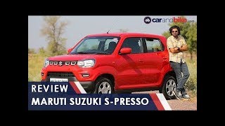 Maruti Suzuki SPresso  Review  Price  Features  Specifications  carandbike [upl. by Bazar]