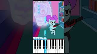 THE SIMPSONS GET ABSTRACTED Pibby x TADC BadMrYogurt Piano Tutorial [upl. by Adelia]