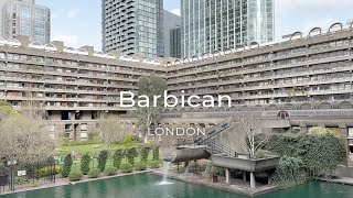 Tour of the Brutalist Barbican in London [upl. by Mayfield899]