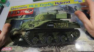 Dragon 135 Sherman Firefly Mk 1c Hybrid Model Review [upl. by Awahsoj]