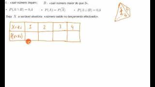 Tabela de Distribuição de probabilidade [upl. by Fulks]