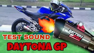 Test Daytona Exhaust R15 V3  Motovlog 3 [upl. by Trace]