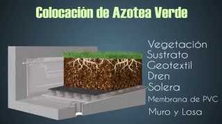 Instalación de Azoteas Verdes [upl. by Naharba]