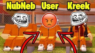 MAKING MYUSERNAMESTHIS RAGE 😡  NubNeb KreekCraft MyUsernamesThis  Roblox Jailbreak New Update [upl. by Yleik]