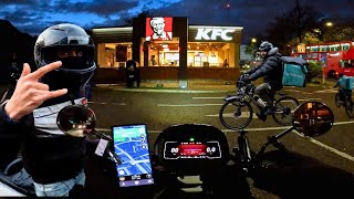 Delivering Fast Food On A Bank Holiday Monday  The BEST Day To Earn Money Working For Deliveroo [upl. by Iadrahc]