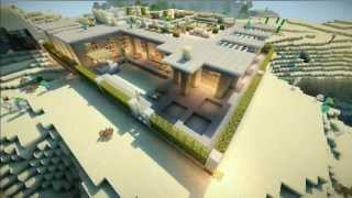 Minecraft Citizens2 Builder builds a villa [upl. by Hajar]