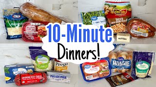 10 MINUTE DINNERS  5 Tasty amp QUICK Recipe Ideas  Cheap Home Cooked Meals Made EASY  Julia Pacheco [upl. by Eniar]