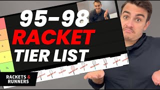 We Rank EVERY 95 to 98 Square Inch Tennis Racket 9598 Racket Tier List  Rackets amp Runners [upl. by Eelhsa]