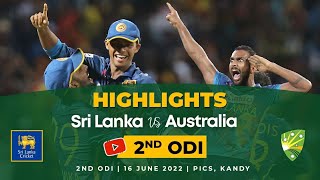 2nd ODI Highlights  Sri Lanka vs Australia 2022 [upl. by Maffei]