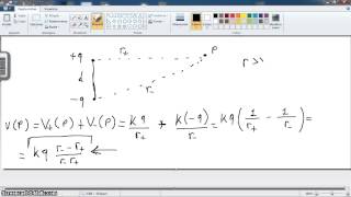 Videolezione fisica 2 parte 19dipolo elettrico parte 4 [upl. by Eidur]