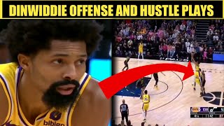 Spencer Dinwiddie Offensive and Defensive Highlights Vs Jazz [upl. by Bashemeth]