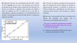 RESOLUÇÃO DE EXERCICIOS DE AGUAS E EFLUENTES [upl. by Ilehs]