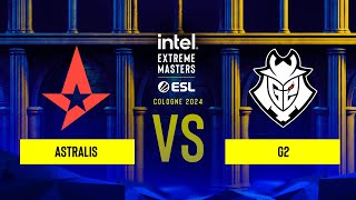 Astralis vs G2  IEM Cologne 2024  Group A [upl. by Artemahs]