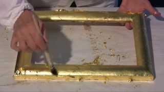 Gilding course 4  Gold and real silver leaf [upl. by Clover45]