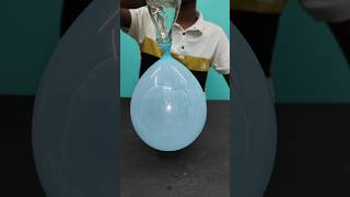 New water experiment with air balloon shorts experiment [upl. by Nauqat]