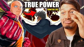 Finally Saitama sees Blast True Power🔥 One Punch Man Chapter 202 in Hindi [upl. by Melisandra]