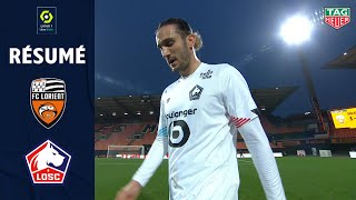 FC LORIENT  LOSC LILLE 1  4  Résumé  FCL  LOSC  20202021 [upl. by Earissed]