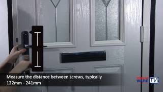 How to change remove and fit a door handle to a uPVC or composite door [upl. by Sybilla]