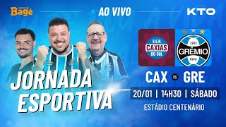 AO VIVOJORNADA DO BAGÉ CAXIAS X GRÊMIO DIRETO DO CENTENÁRIO [upl. by Enyahc906]