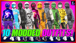 GTA 5 HOW TO GET 10 MODDED OUTFITS ALL AT ONCE AFTER PATCH 169 GTA Online [upl. by Acireh224]