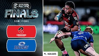 Super Rugby Pacific 2023  Crusaders v Blues  Semi Final Highlights [upl. by Ettennor601]