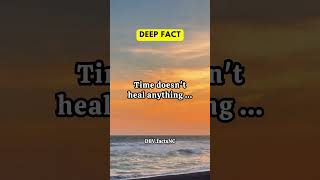 Time doesnt heal anything shorts deepfact subscribe [upl. by Enyr]