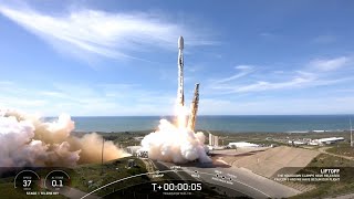 Blastoff SpaceX Falcon 9 launches Transporter10 rideshare mission  Full Broadcast [upl. by Ronym84]