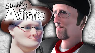 Slightly Artistic  Kickassia Channel Awesome with HarryPartridge [upl. by Laiceps151]